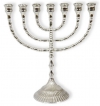 Productafbeelding Menorah 24.5cm zilverkleur