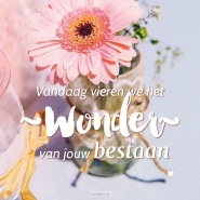 Productafbeelding Wenskaart Het wonder van jouw bestaan