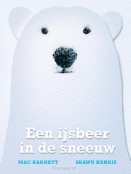 Productafbeelding Een ijsbeer in de sneeuw